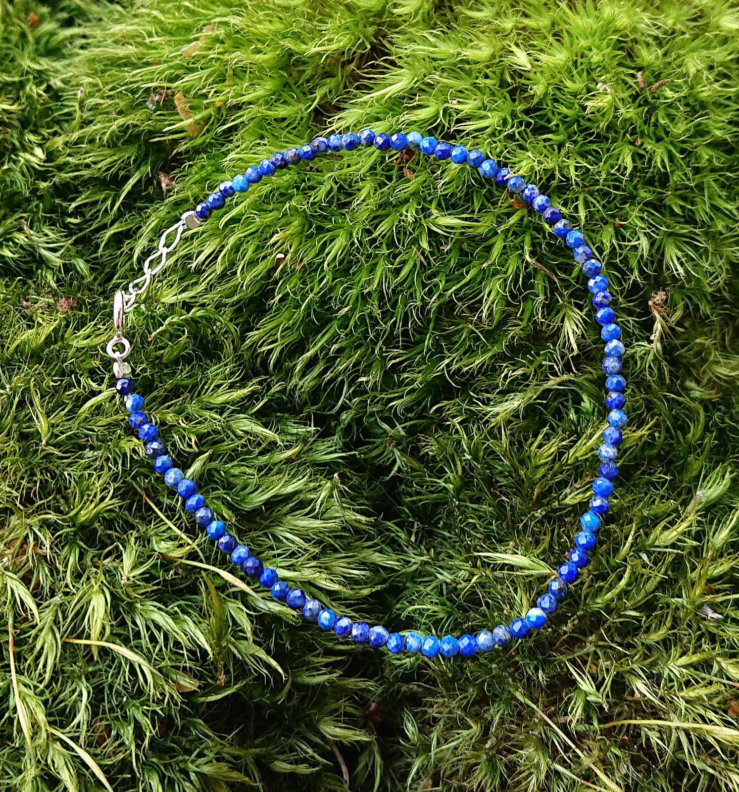 Bransoletka "Lapis lazuli" z zapięciem